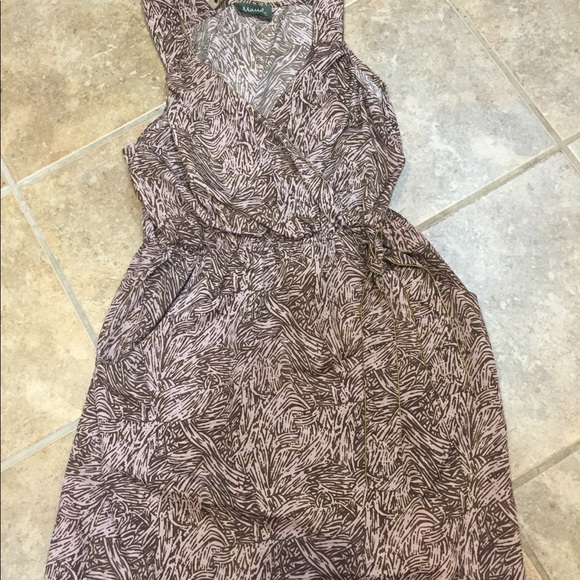 Maude Dresses & Skirts - Maude  zipper edge lavender and taupe pattern